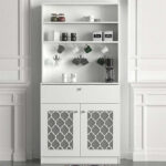 Έπιπλο κουζίνας Axel Megapap χρώμα λευκό 90x37x183,6εκ. - Image 2
