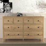 Συρταριέρα - Μπουφές Sabina Megapap χρώμα sepet oak 160x50x96εκ. - Image 3