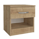Κομοδίνο Lube Megapap χρώμα sapphire oak 40x28,2x40εκ. - Image 4