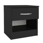 Κομοδίνο Lube Megapap χρώμα μαύρο 40x28,2x40εκ. - Image 4