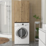 Έπιπλο πλυντηρίου Romme Megapap χρώμα sepet oak 65x27,1x180εκ. - Image 3