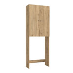 Έπιπλο πλυντηρίου Romme Megapap χρώμα sepet oak 65x27,1x180εκ. - Image 5