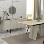 Μπουφές Sevilla Megapap χρώμα sandstone - travertine 150x44,6x72,2εκ. - Image 4