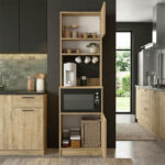 Έπιπλο κουζίνας Tuco 1 Megapap χρώμα sapphire oak 53,8x40x180εκ. - Image 3