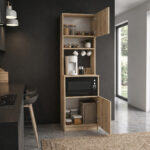 Έπιπλο κουζίνας Tuco 1 Megapap χρώμα sapphire oak 53,8x40x180εκ. - Image 4