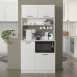Έπιπλο κουζίνας Tuco 2 Megapap χρώμα λευκό 90x40x180εκ. - Image 3