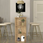 Τραπέζι μπαρ Vigne Megapap χρώμα sepet oak 150x51,6x101,8εκ. - Image 2
