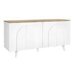 Μπουφές Bono Megapap χρώμα λευκό - sepet oak 150x45x74,6εκ. - Image 4