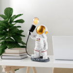 Φωτιστικό επιτραπέζιο Astronaut Megapap E27 πολυεστερικό χρώμα λευκό 20x15x32εκ. - Image 5