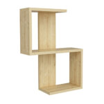 Ραφιέρα τοίχου Octa Megapap χρώμα sapphire oak 45x16,4x60εκ. - Image 2