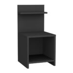 Κομοδίνο Ulman Megapap χρώμα ανθρακί 35x37x72εκ. - Image 3