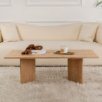 Τραπεζάκι σαλονιού Sabin Megapap χρώμα sapphire oak 119x60x40εκ. - Image 2