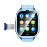 Kids Smartwatch Hoco Y106 4G 730mAh 1.83” LCD GPS Κάμερα με Δυνατότητα Κλήσεων και Μηνυμάτων IPX7 Μπλε - Image 3