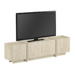Έπιπλο τηλεόρασης Lowen Megapap χρώμα travertine 180x35x46,2εκ. - Image 5